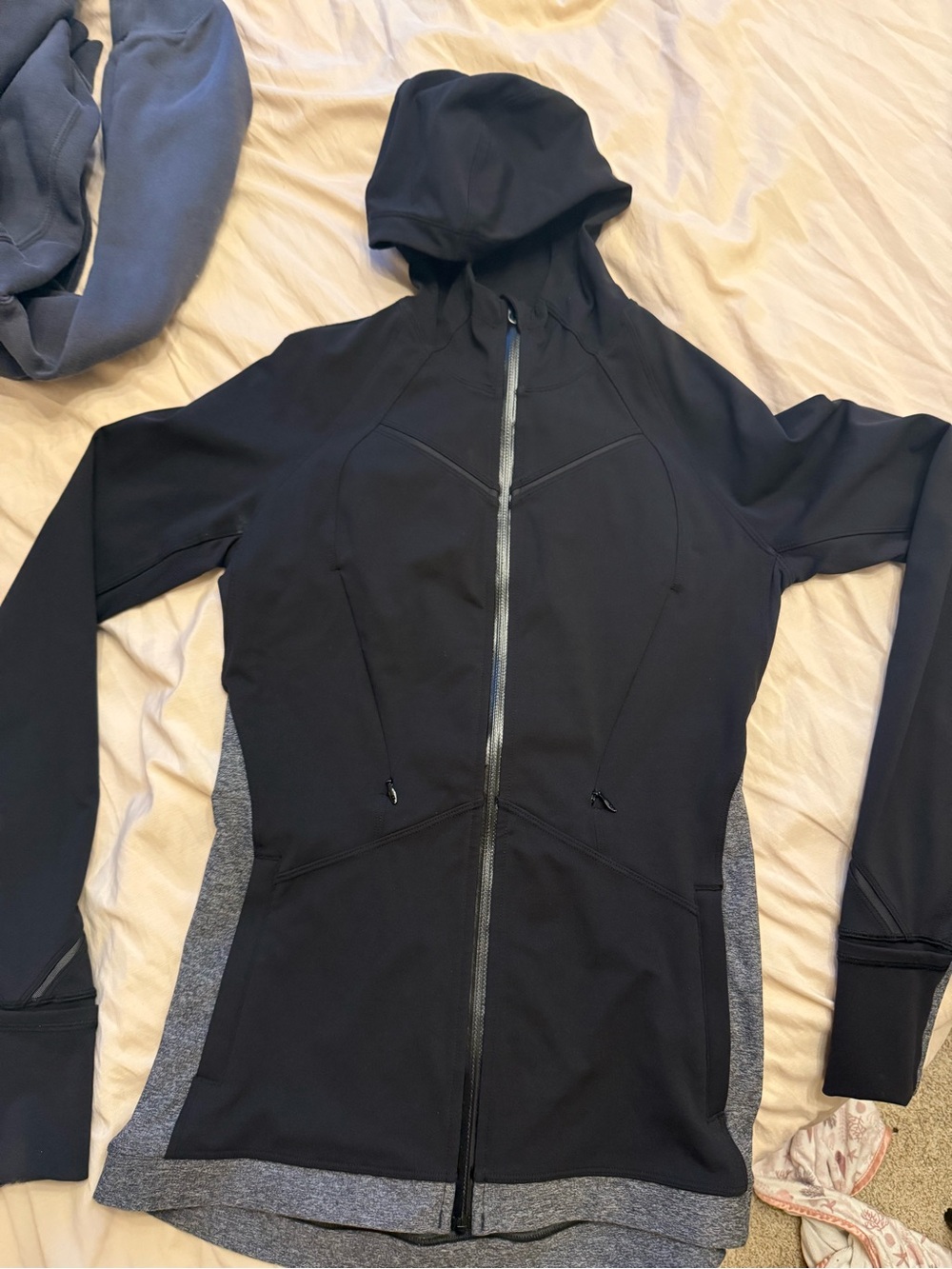 Black and grey lululemon jacket